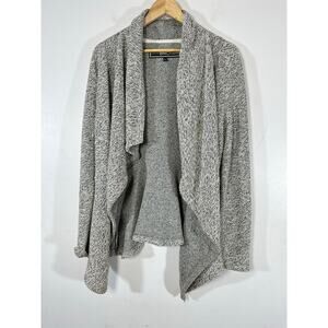 BNCI Blanc Noir waterfall sweater coat womans Large